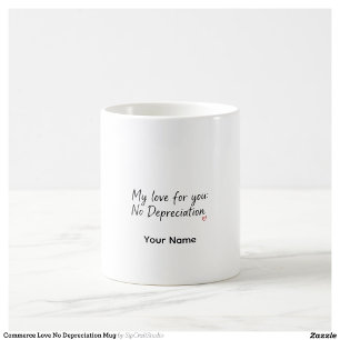 De Café Caneca Presente Contador Romântico Sem Depreciação