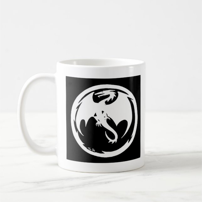 De Café Caneca preta do Dragão Branco (Esquerda)