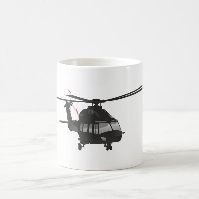 De Café Caneca preta do helicóptero (Centro)