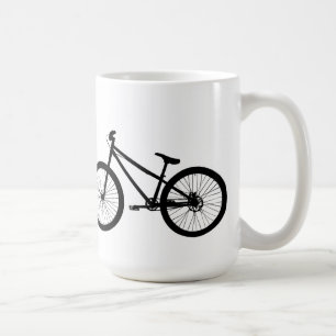 De Café Caneca preta do Mountain bike do vintage