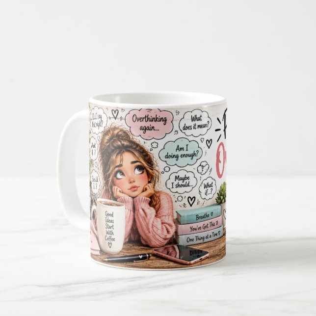 De Café Caneca Probably Overthinking It (Frente Esquerda)
