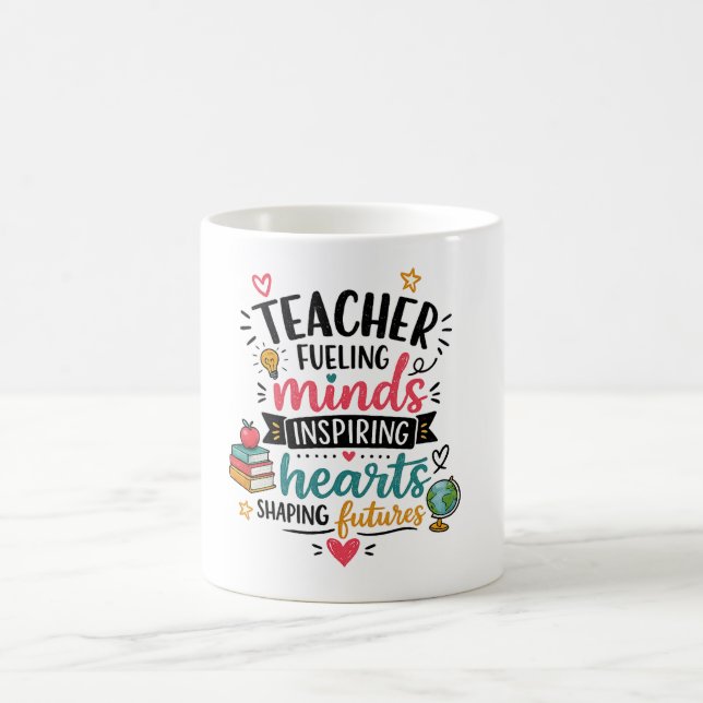De Café Caneca Professor Energizando Mentes Inspirando Cor (Centro)