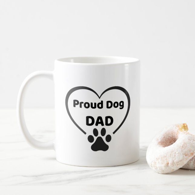 De Café Caneca Proud Dog Dad (Com Donut)