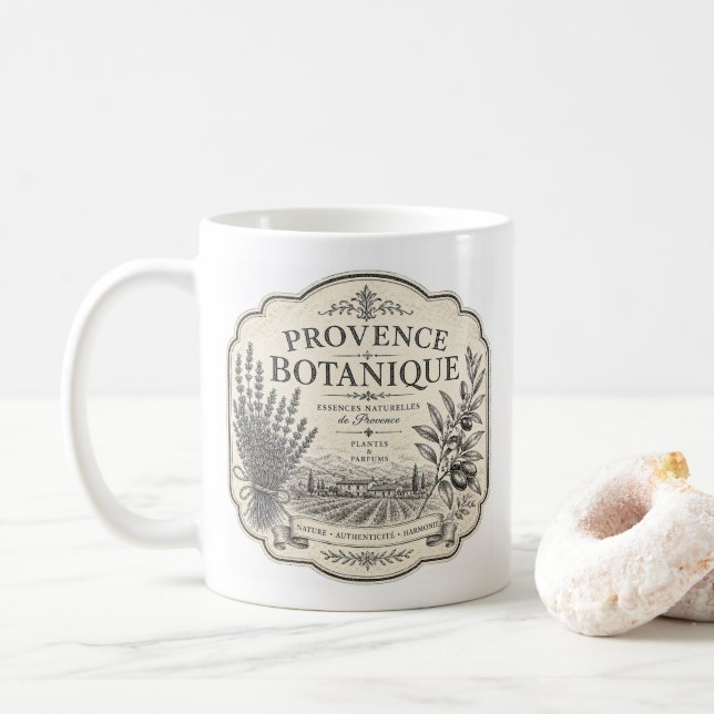 De Café caneca provença botânica (Com Donut)