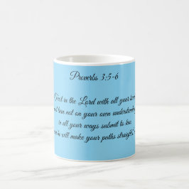 De Café Caneca Provérbios 3:5-6