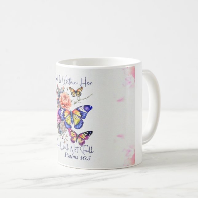 De Café Caneca Psalm 46:5 Ambiente  (Frente Esquerda)