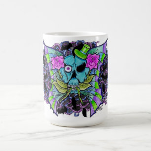 De Café Caneca Psyko-Daizie Skull & Roses