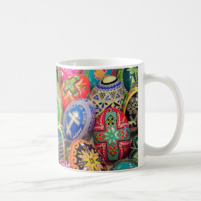 De Café caneca pysanky - personalizada (Direita)