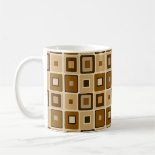 De Café Caneca quadrada retro