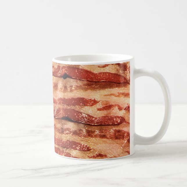 De Café caneca quente da bebida do bacon (Direita)