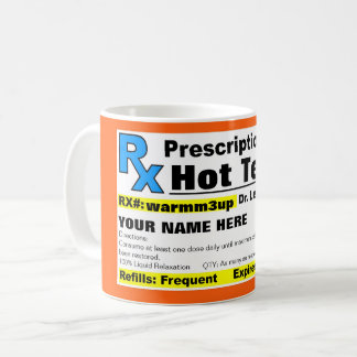 De Café Caneca quente do chá da prescrição