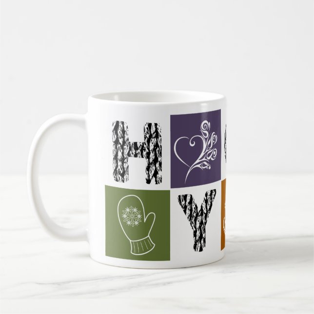 De Café Caneca quente & do hygge (Esquerda)