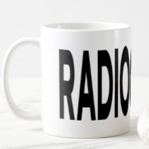 Caneca RADIOGRAFIA Tipografia Preta
