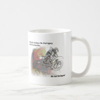Caneca real do motocross da bicicleta da sujeira