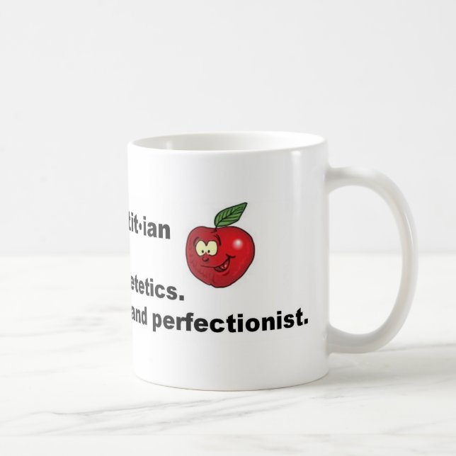 De Café Caneca registrada da dietista (Direita)