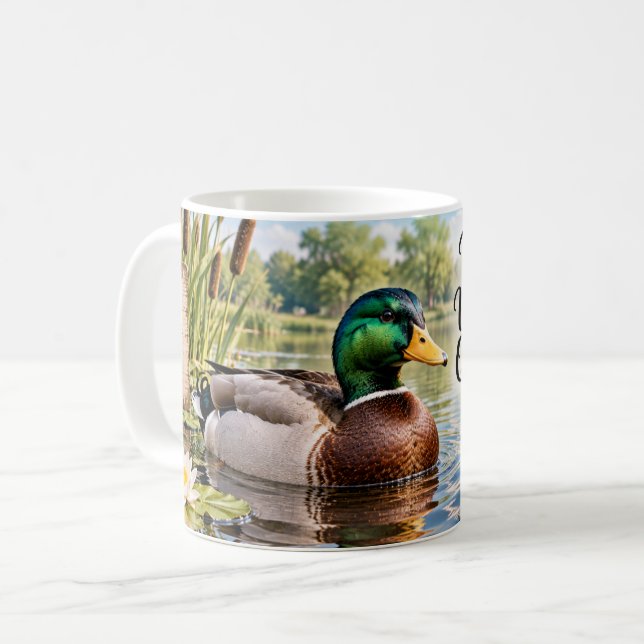 De Café Caneca Relaxar Descontrair Quack no Pato (Frente Esquerda)