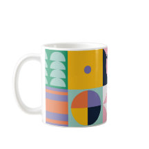 Caneca Retro Pop Geometria – Meados do Século Colo