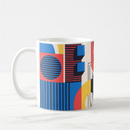 De Café Caneca Retro Rhythm – Formas e Linhas Vintage