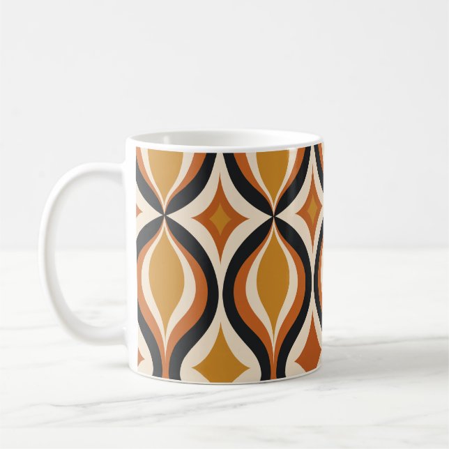 De Café Caneca Retrot Golden Waves  (Esquerda)