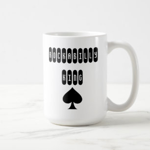 De Café Caneca Rockabilly King com Pá