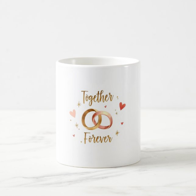 De Café Caneca Romântica Juntos Para Sempre (Centro)