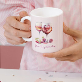 De Café Caneca Romântica – Você Me Completa Citação