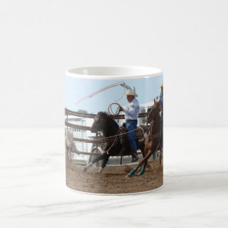 De Café Caneca Roping da equipe