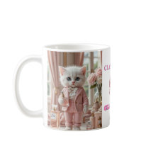 Caneca Rosa - Glam Meow Lola