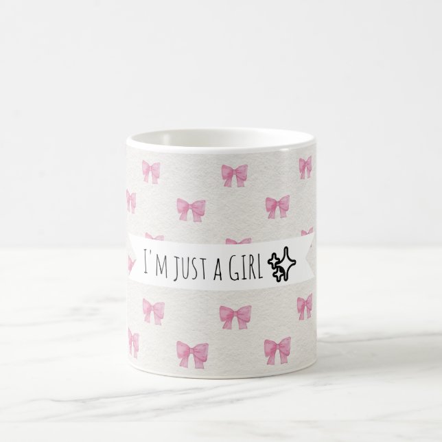 De Café Caneca rosa laço (Centro)