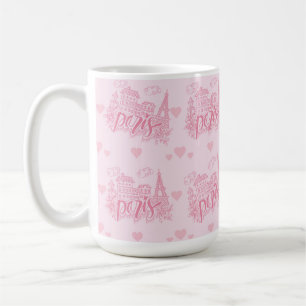 De Café Caneca Rosa Paris