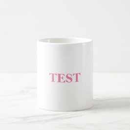 De Café Caneca Rosa Teste