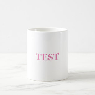 De Café Caneca Rosa Teste