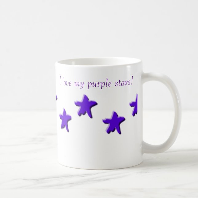 De Café Caneca roxa da estrela (Direita)