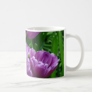 De Café Caneca roxa da tulipa