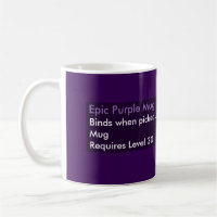 Caneca roxa épico