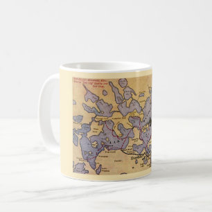 De Café Caneca Roxo e Dourado do Lago Minnetonka