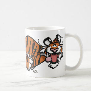 De Café Caneca Running do tigre dos desenhos animados
