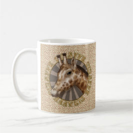 De Café caneca Safari Girafa