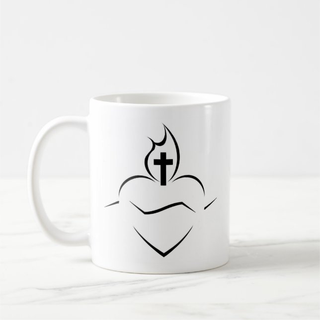 De Café Caneca sagrado do coração (Esquerda)