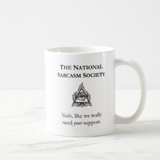 De Café Caneca sarcástica - sociedade nacional do sarcasmo