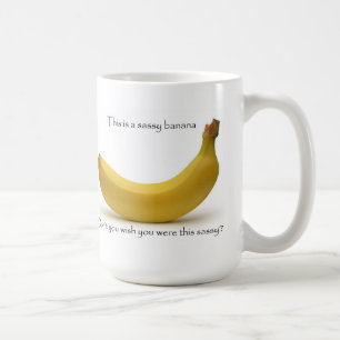 De Café Caneca Sassy da banana