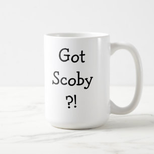 De Café caneca scoby do kombucha