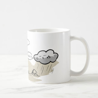 De Café Caneca seca do humor da nuvem