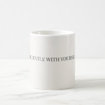 Caneca Seja Gentil Consigo – Apoio ao Autocuidado