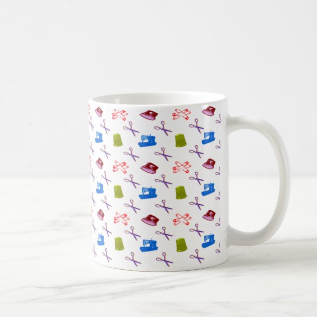 De Café caneca sewing do teste padrão (Direita)