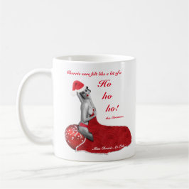 De Café Caneca "sexy" engraçada do Natal da novidade da