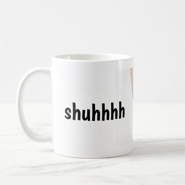 De Café caneca shhhh (Esquerda)