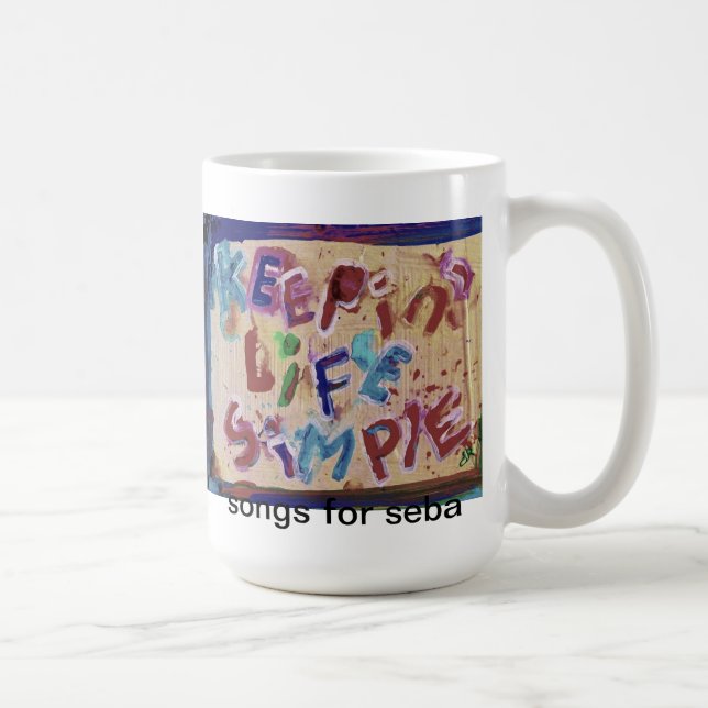 De Café caneca simples da vida do keepin (Direita)