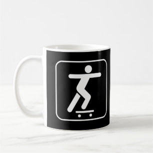 De Café Caneca Skateboarding do símbolo