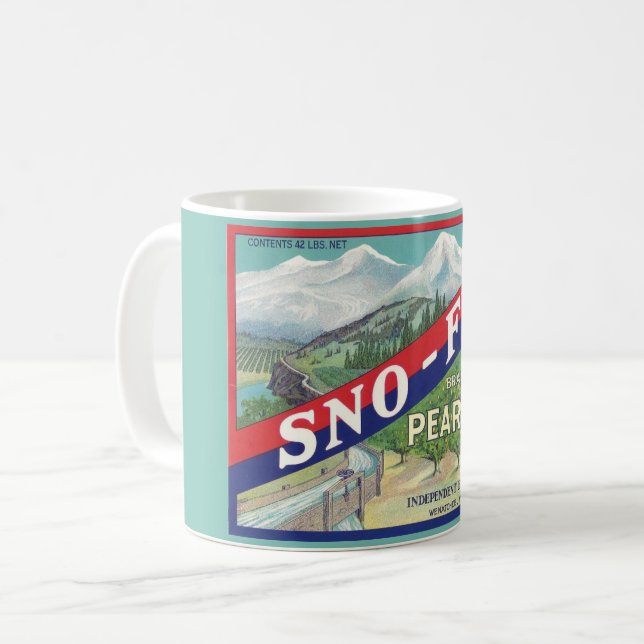 De Café Caneca Sno-Fed Pears (Frente Esquerda)